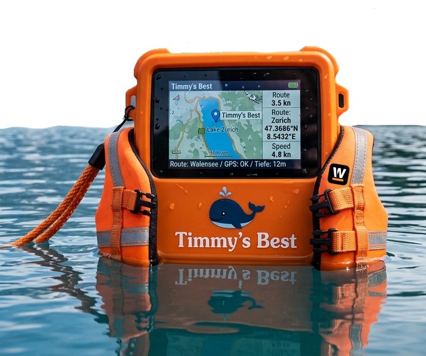 Buckelwal Fanartikel: Timmy Merchandise, das Navigationsgerät