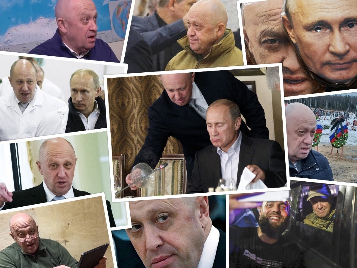 Yevgeny Prigozhin in verschiedenen Rollen