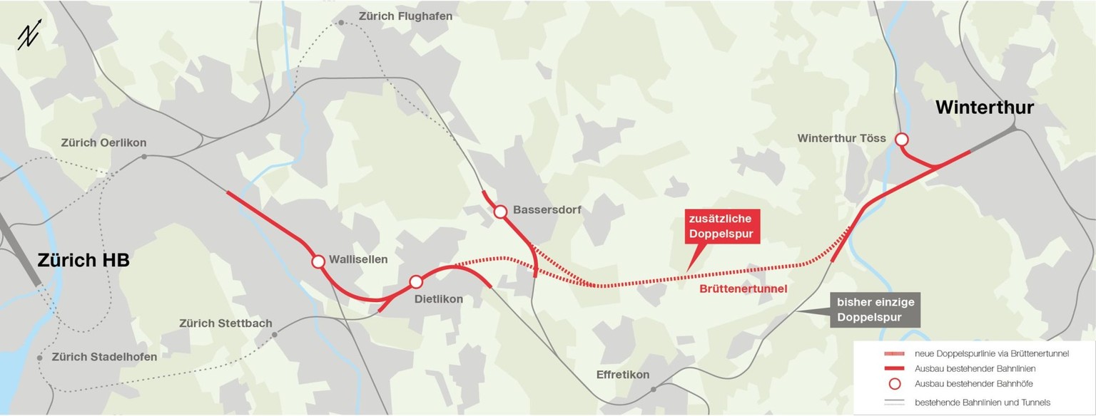 SBB Projekt Mehrspur Zürich - Winterthur