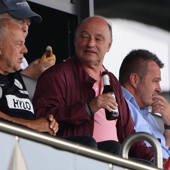 26.07.2025, Fussball, Herren, Freundschaftsspiel, Testspiel, Saison 2025/2026, SV 07 Elversberg - Fortuna Sittard, Aufsichtsratvorsitzender: Frank Holzer SV 07 Elversberg Elversberg Ursapharm-Arena an ...