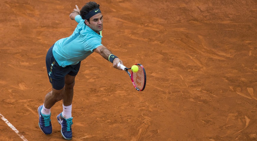 Federer wird sich auch in Rom strecken müssen.