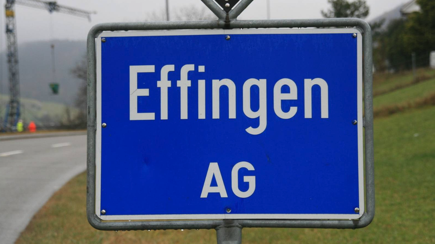 Schild gem. effingen