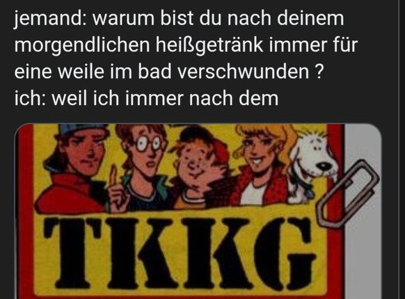 Bitte lösen: Herzlich willkommen zum P******P!\nSo isch es.....