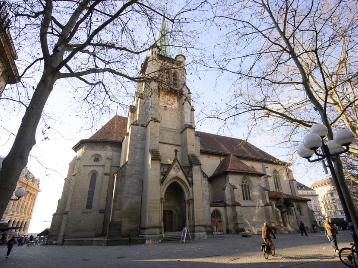 L'église St-Francois, au coeur de Lausanne, fête cette année son 750e anniversaire.