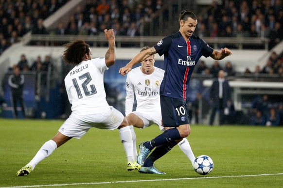 Im Hinspiel zwischen Paris St-Germain und Real Madrid gab es ein müdes 0:0.<br data-editable="remove">