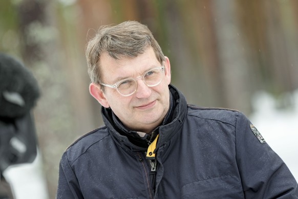 epa11937843 Danish Minister of Defence Troels Lund Poulsen looks on during his visit to the Karelian Brigade of the Defence Forces in Vekaranjarvi near Kouvola, Finland, 03 March 2025. EPA/TOMI HANNIN ...