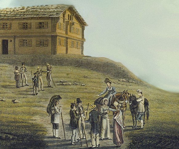 Rigi Kulm erstes Gipfelhotel der Schweiz Schweiz der Rekorde