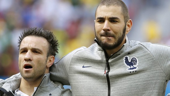 An der EM ebenfalls nicht dabei: Mathieu Valbuena und Karim Benzema.