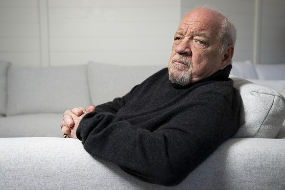 FILE - Director Paul Schrader poses for a portrait for the film &#039;Oh, Canada&#039;, at the 77th international film festival, Cannes, southern France, May 17, 2024. (Photo by Scott A Garfitt/Invisi ...
