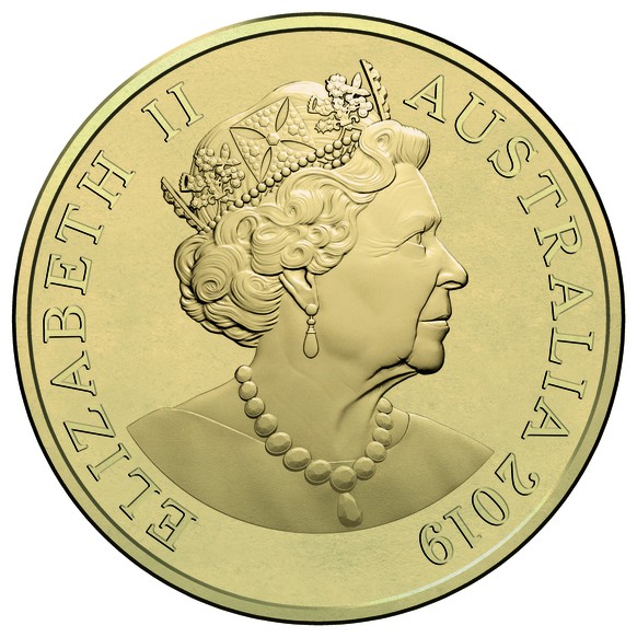 epa06684773 An undated handout photo made available by the Australia Department of Treasury on 22 April 2018 shows a new effigy of Britain&#039;s Queen Elizabeth II soon to be circulated on Australian ...