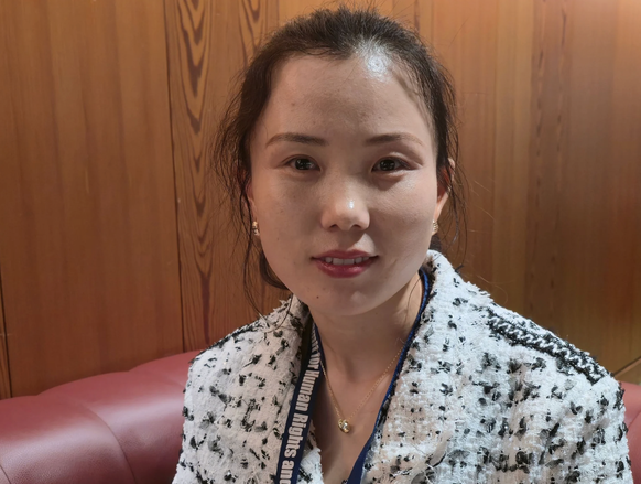 Kim Yumi aus Nordkorea im Gespräch mit CH Media in Genf.