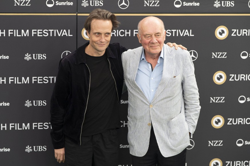 August Diehl und Hanns Zischler bei der Premiere des Kinofilms Vaterland auf dem 22. Zurich Film Festival im Arthouse Le Paris. Z�rich, 01.10.2026 *** August Diehl and Hanns Zischler at the premiere o ...