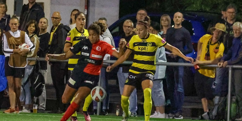 Im September trennten sich die YB-Frauen und das Frauenteam Thun Berner Oberland 3:3 unentschieden.