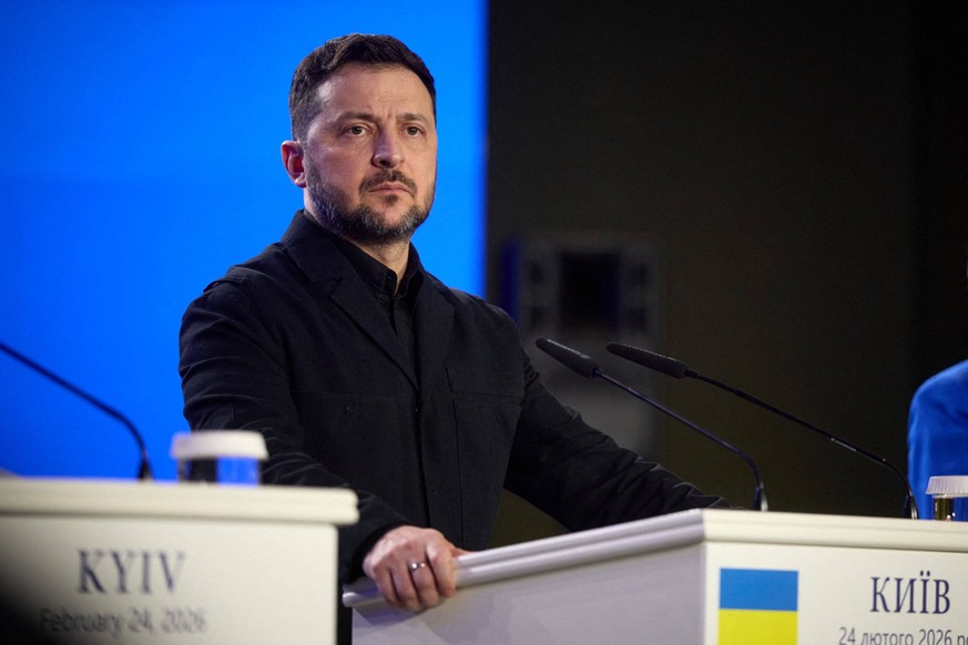Le président ukrainien Volodymyr Zelensky.
