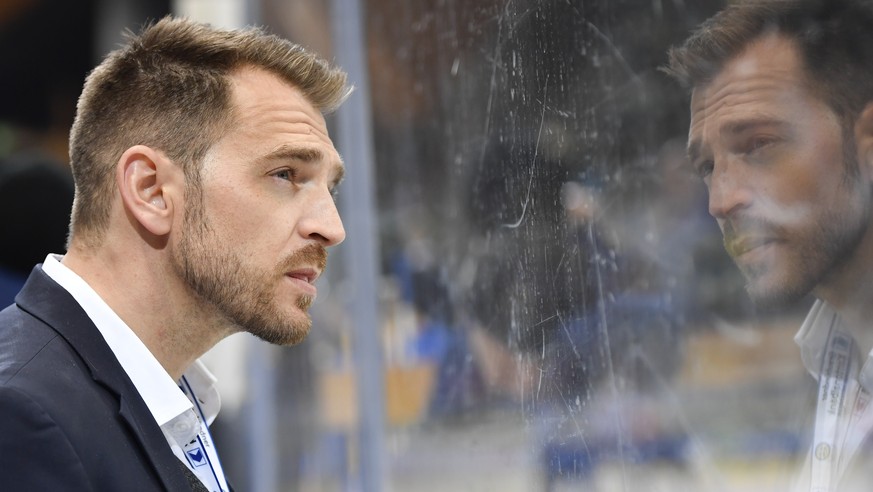 Davos&#039; Sportchef Raeto Raffainer, beim Eishockey-Qualifikationsspiel der National League A zwischen dem HC Davos und Geneve-Servette HC, am Samstag, 16. November 2019, im Eisstadion in Davos. (KE ...