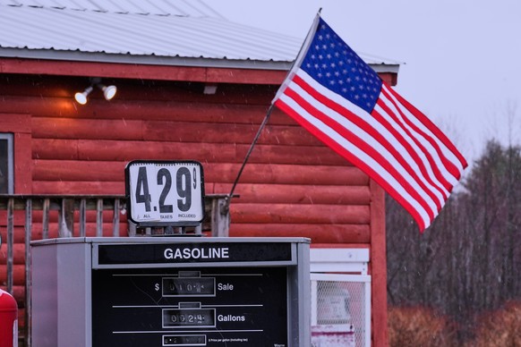 A sign shows the gas price at a store, Tuesday, March 31, 2026, in Freeport, Maine. (AP Photo/Robert F. Bukaty)
Gas Prices
