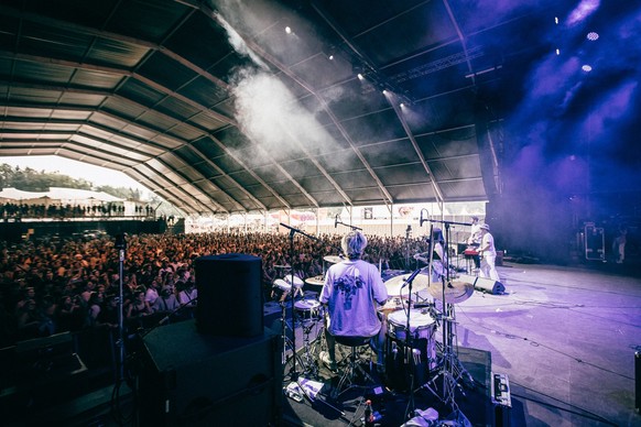 Backstage am Zürich Openair mit Benjamin Amaru