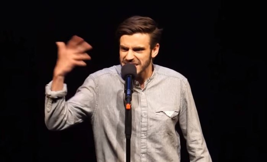 Jean-Philippe Kindler gewann in Zürich das Finale der Poetry-Slam-Meisterschaft 2018.&nbsp;