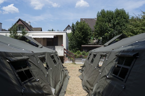 Die temporären Asylunterkünfte im Aargau.