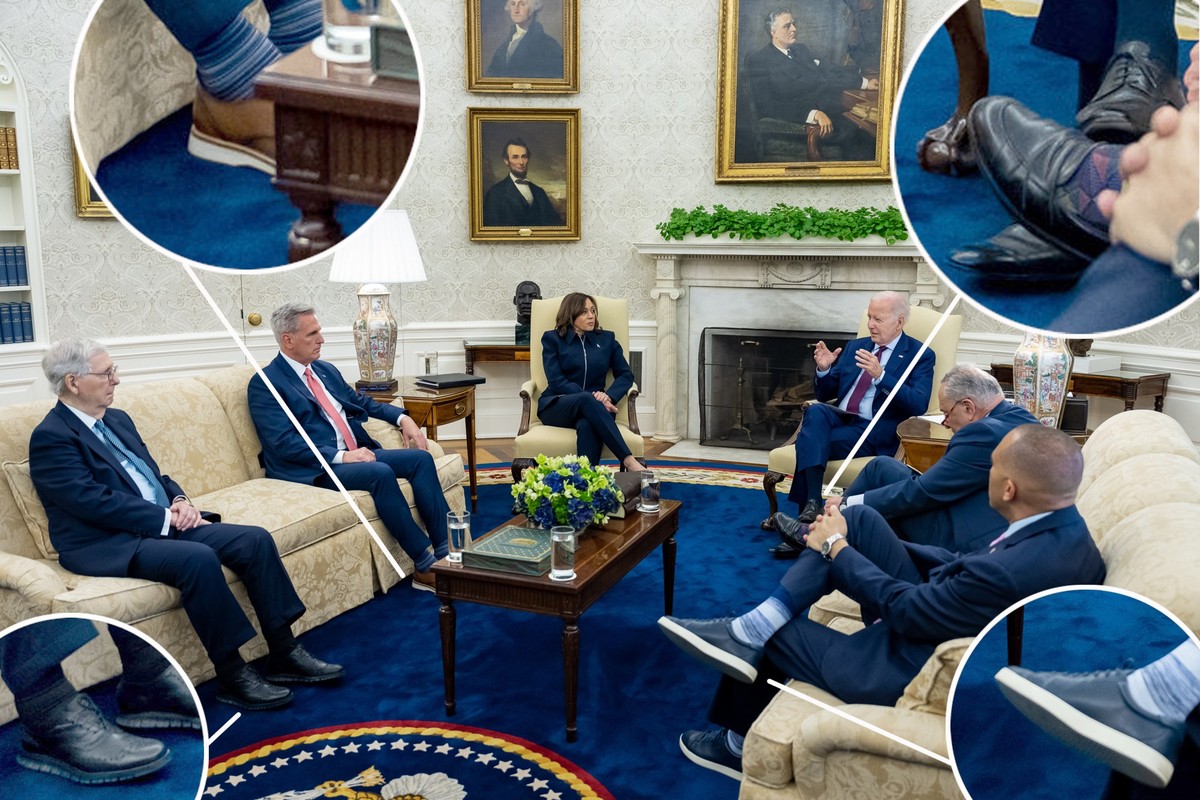 Minute mode: les fashion accusés portaient tous des Cole Haan. McCarthy portait le modèle Osborn, Jeffries arborait fièrement les Grand Crosscourt II et Mitch McConnell, chef de la minorité au Sénat,  ...