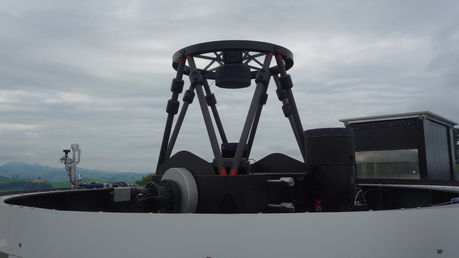 Space Eye: Das Teleskop auf der Aussichtsplattform.