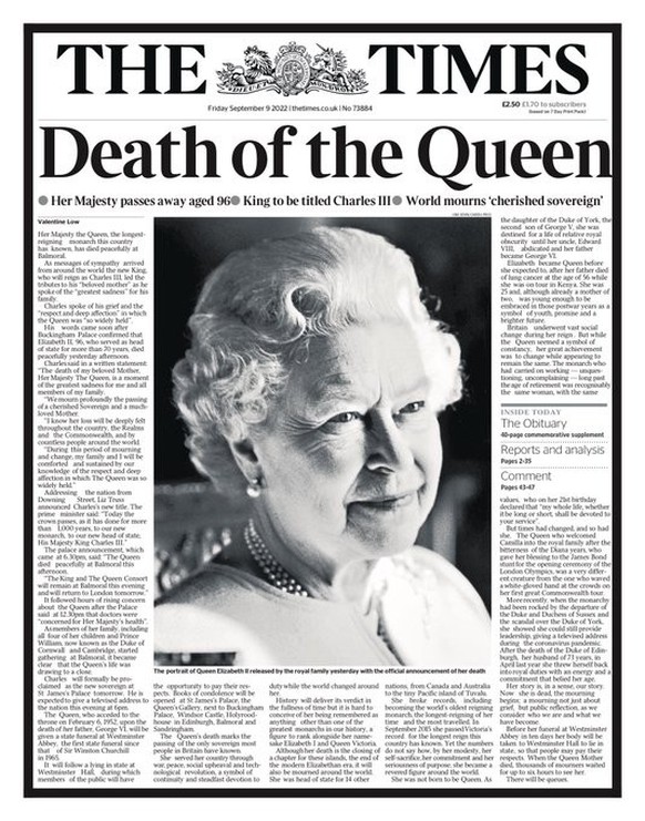 Die Queen ist tot. Die Presseschau.