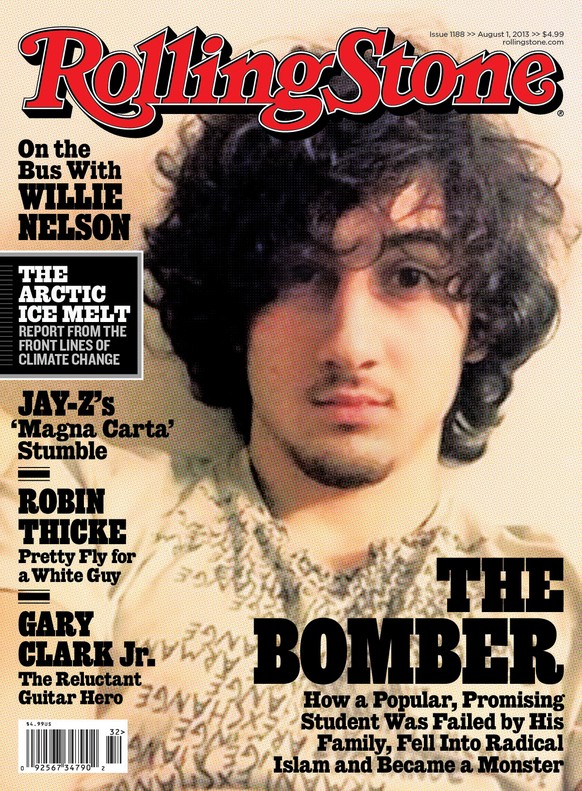 Dschochar Zarnajew auf dem Cover des «Rolling Stone».
