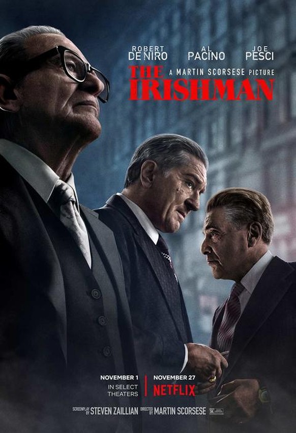The Irishman Poster Netflix
