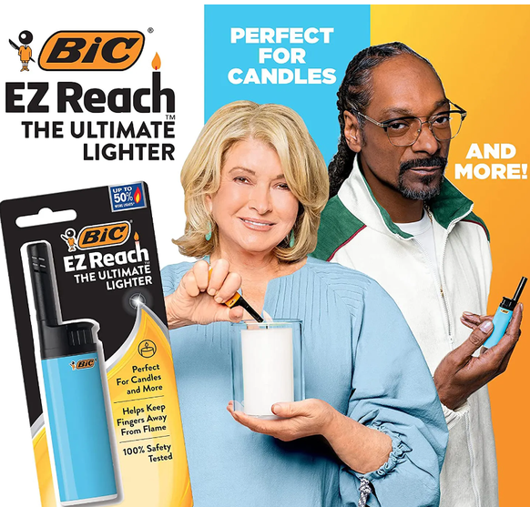 Snoop Dogg with Martha Stewart for Bic Lighter