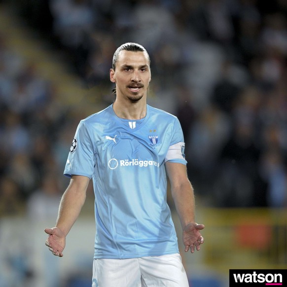 Ibrahimovic im Dress von Malmö FF.