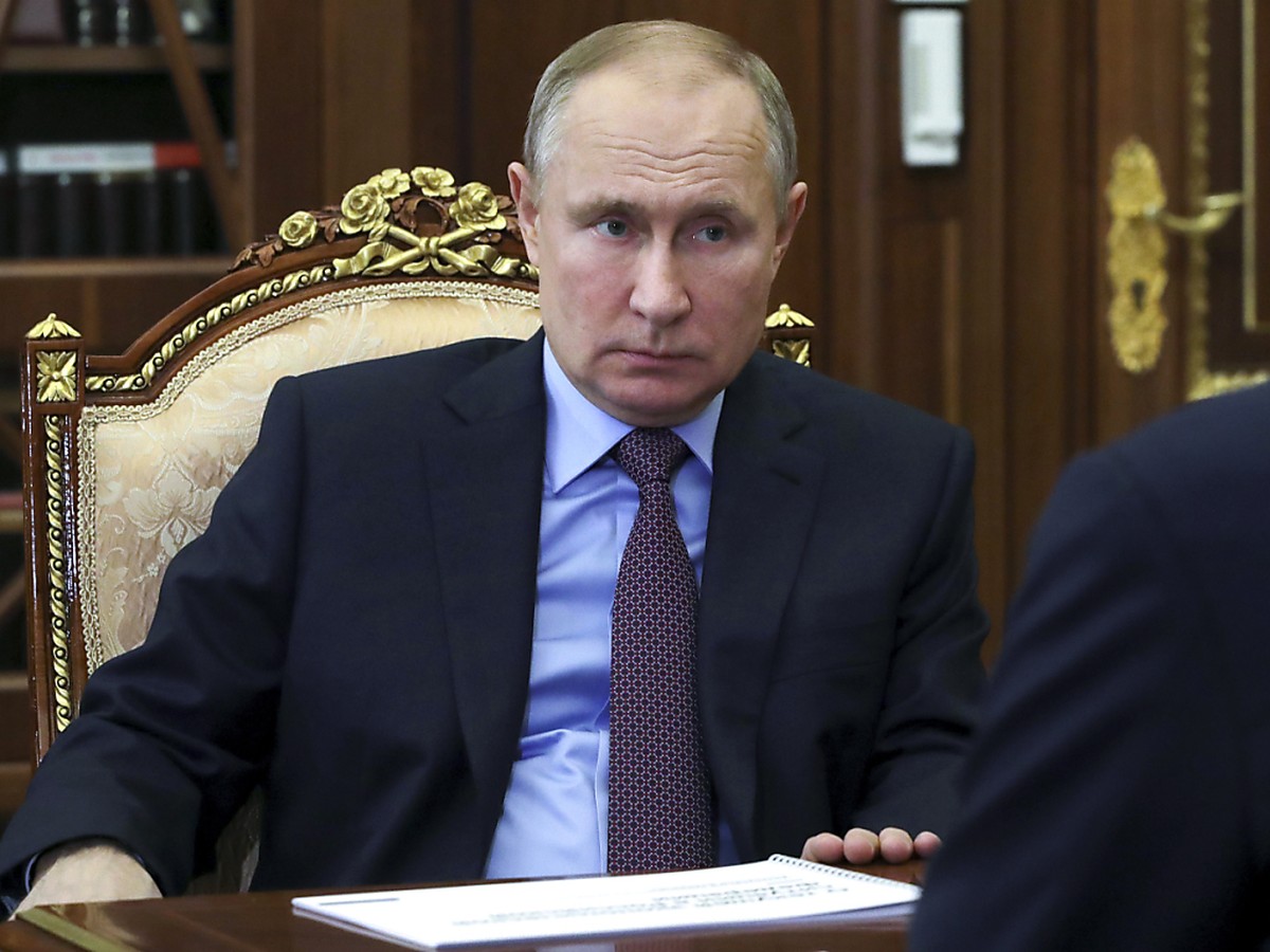 Die neuesten Umfragewerte des russischen Pr�sidenten Wladimir Putin sind gepr�gt von Alexej Nawalnys Enth�llungsvideo. Foto: Mikhail Klimentyev/Pool Sputnik Kremlin/AP/dpa