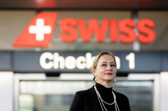 Sandrine Nikolic-Fuss, Präsidentin der Gewerkschaft des Kabinenpersonals Kapers, fotografiert am Flughafen Zürich, 12. November 2020.