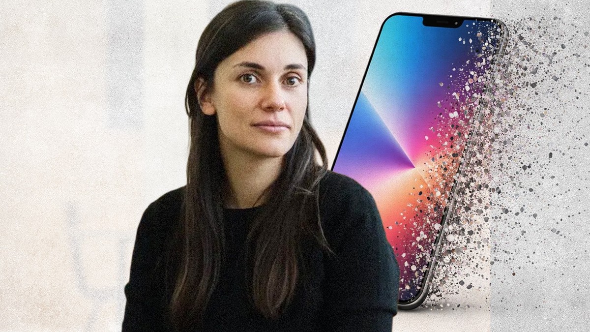 Rachele De Caro, sans smartphone.