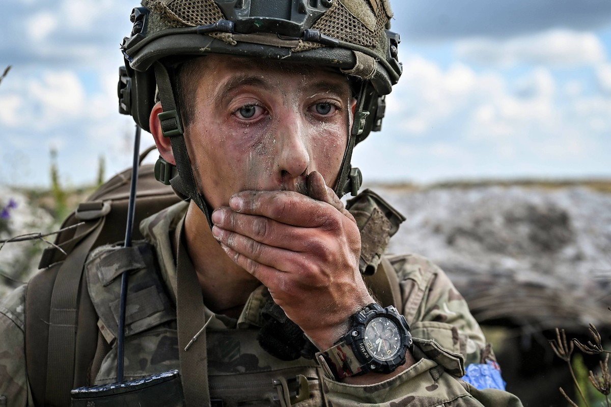 Platoon training of 3rd Assault Brigade UKRAINE - SEPTEMBER 7, 2023 - A serviceman of the 3rd Separate Assault Brigade attends a platoon training session., Credit:Dmytro Smolienko / Avalon Ukraine PUB ...