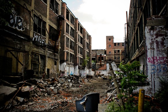 Sinnbild des Zerfalls: die Autostadt Detroit.