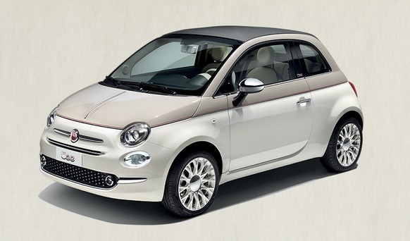 Fiat 500 60 Jahre Torino Italien Auto retro kleinwagen 60th anniversary