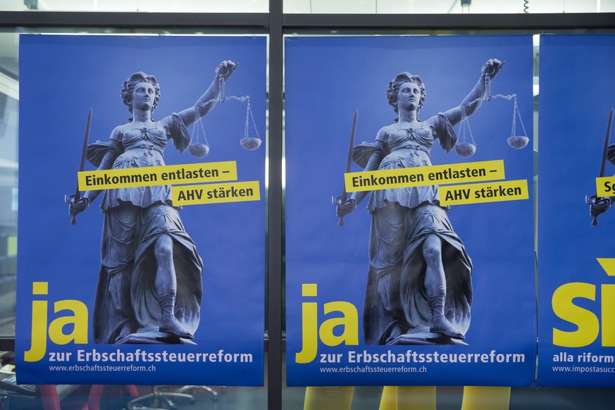 Das Plakat der Befürworter.