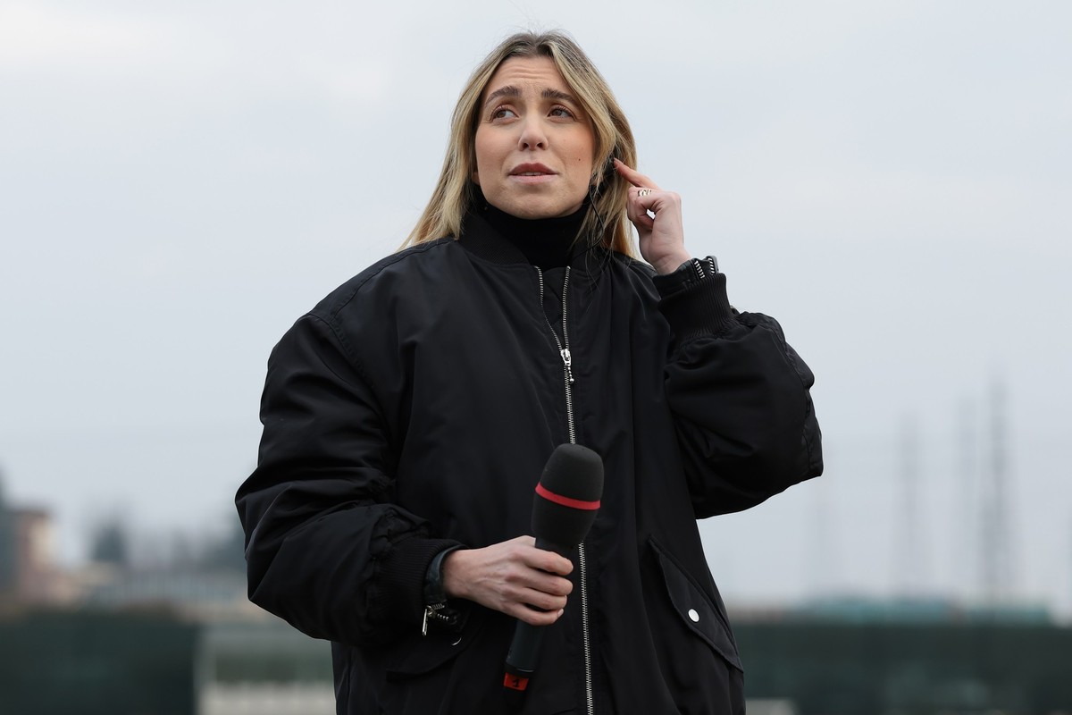 CISLAGO, ITALY - JANUARY 04: Victoire H. Cogevina Reynal Founder and CEO of Mercury/13 owners of FC Como Women prior to kick off in the Women's Friendly match between Como Ladies and Olympique de ...