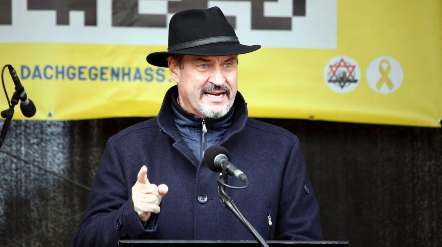 Ministerpräsident Markus Söder (CSU) mahnte vor steigendem Judenhass.