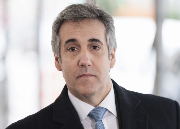 epa10520952 Michael Cohen, Donald Trump&#039;s former lawyer, arrives to the New York District Attorney&#039;s office before testifying to a Manhattan grand jury in New York, New York, USA, 13 March 2 ...