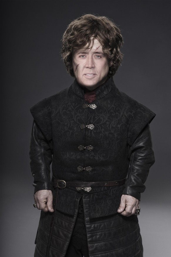 Cage als Tyrion Lennister.