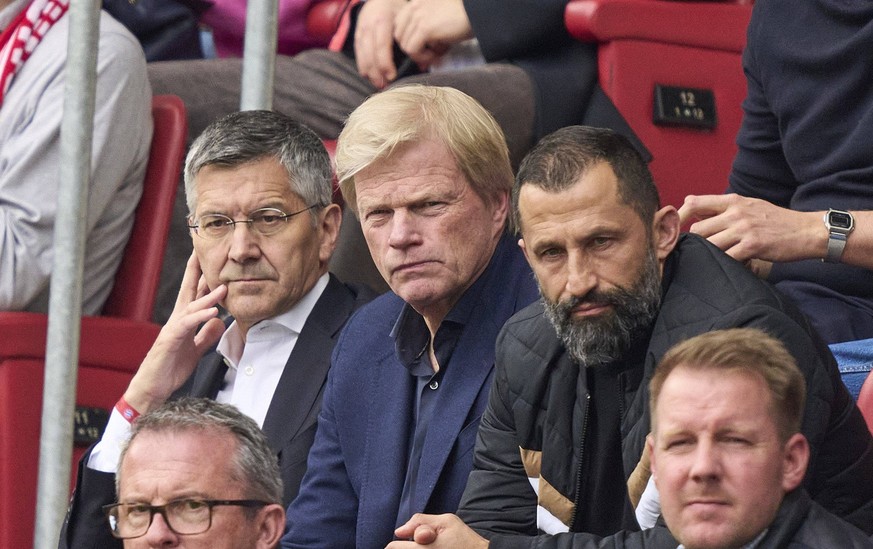 Herbert HAINER, FCB president and Ex CEO Adidas Oliver KAHN, FCB CEO, Vorstandsvorsitzender der FC Bayern München AG, Hasan Brazzo Salihamidzic, FCB director in the match FSV MAINZ 05 - FC BAYERN MUEN ...