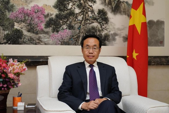Chinese Ambassador Wang Shihting.