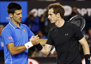 Andy Murray trifft im Halbfinal zum 25. Mal auf Novak Djokovic.