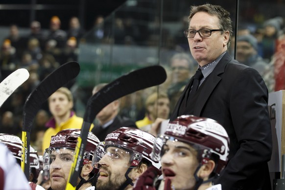 ARCHIV - ZUR VERPFLICHTUNG VON CHRIS MCSORLEY ZUM TRAINER VON GENF, AM DIENSTAG, 03. APRIL 2018, STELLEN WIR IHNEN FOLGENDE ARCHIVBILDER ZUR VERFUEGUNG ---- Geneve-Servette&#039;s Head coach Chris McS ...