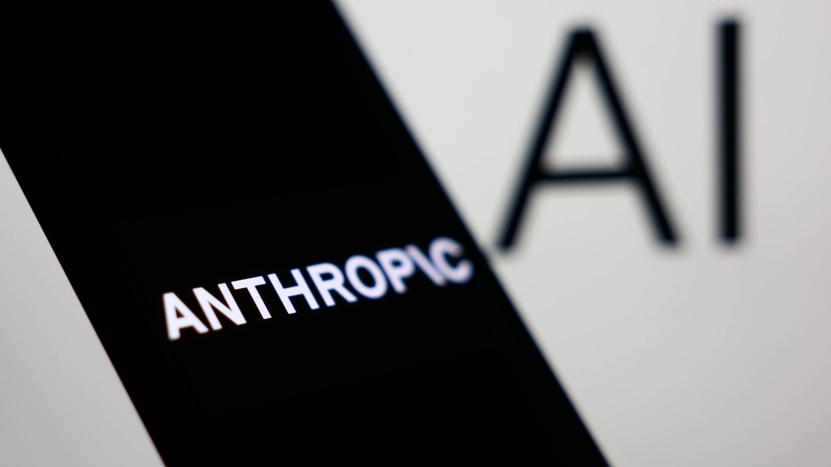 Anthropic AI Photo Illustrations Anthropic logo displayed on a phone screen and AI sign displayed on a screen are seen in this illustration photo taken in Krakow, Poland on December 26, 2025. Krakow P ...
