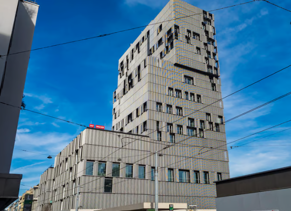 Zieht die SRG bald aus? Sitz von SRF 2 Kultur beim Basler Bahnhof SBB.
