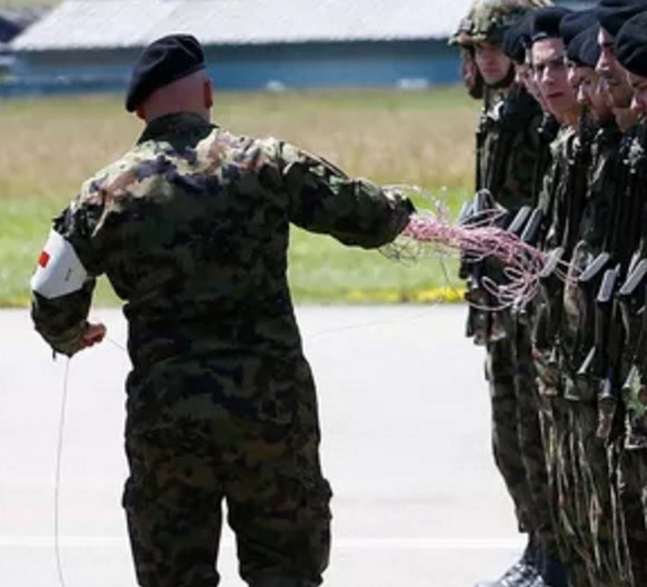 AAAACHTUNG!Â Inspektoren aus den USA kommen die beste Armee der Welt anschauen (also unsere, die Schweizer Armee)
Wtf ist das? Leutnant Zoidberg?