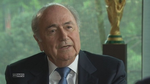 Blatter nimmt bei RTS kein Blatt vor den Mund.