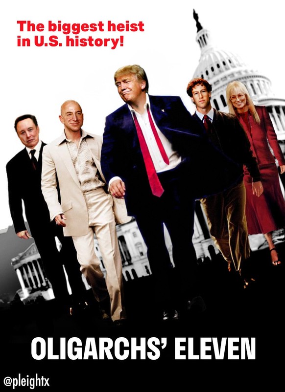Trump Techoligarchen Meme